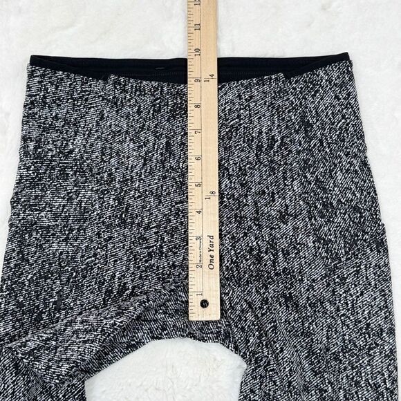 Lululemon Run On Power Luxtreme Leggings Irregular Denim Twill Black White 4 - Picture 12 of 14